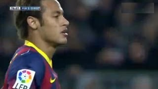 Barcelona vs  Rayo Vallecano 6-0 | All Goals & Highlights | 15.02.2014 Neymar returns