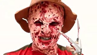 1- FREDDY KRUEGER Halloween makeup with WILLWOOSH