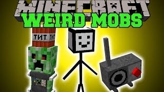 Minecraft: WEIRD MOBS (WHAT ARE THESE THINGS?!) Mod Showcase