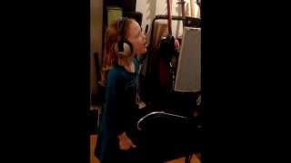 9-Year Old Annelise Forbes Sings Her Heart Out "Let It Go" from Frozen