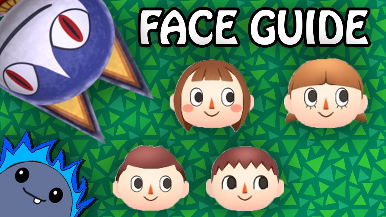 animal crossing new leaf faces