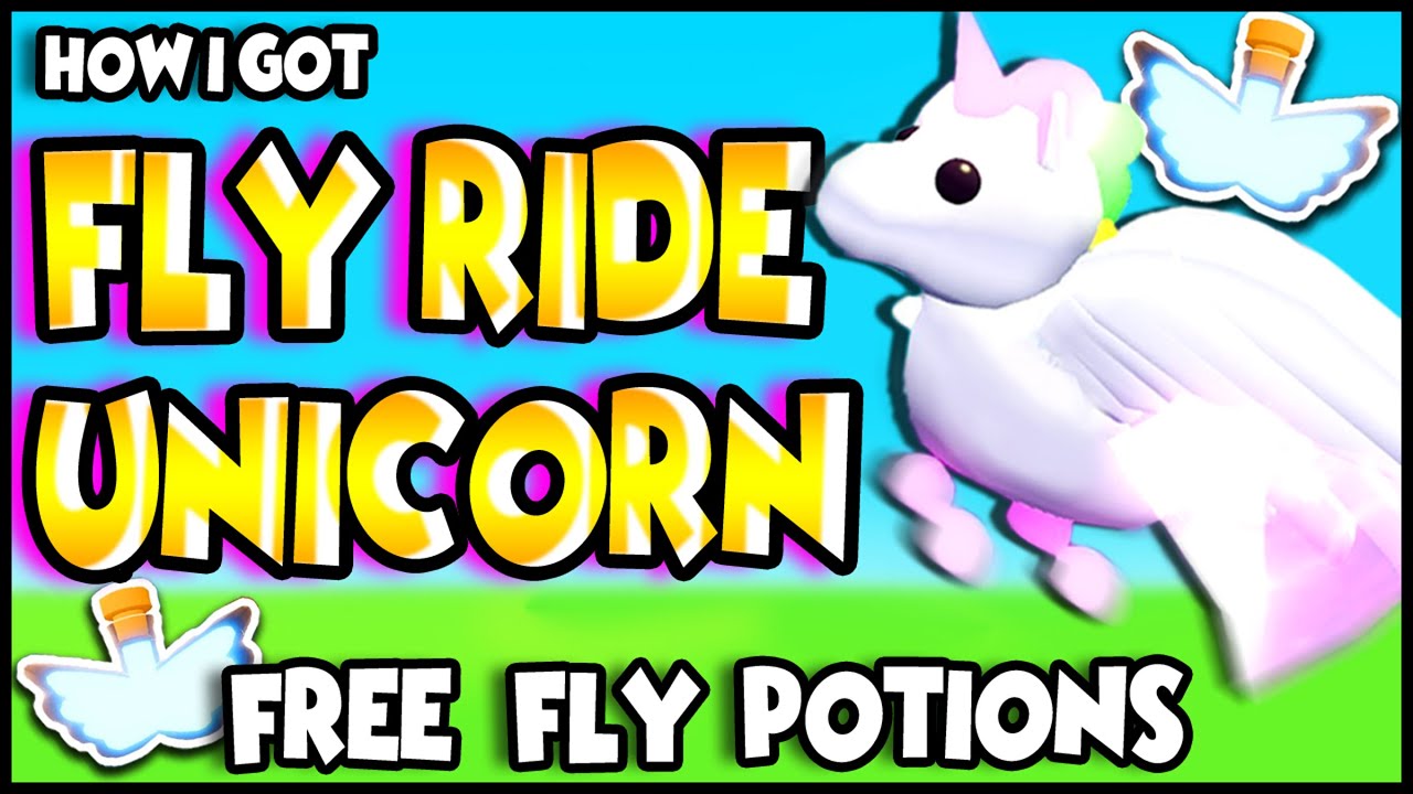 How To Get A Fly Ride Unicorn Adopt Me Roblox