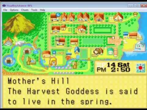 Harvest Moon More Friends Of Mineral Town Gameshark Codes - YouTube