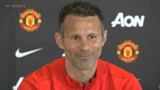 Ryan Giggs's first press conference as Manchester United manager