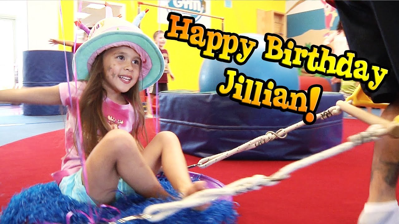 Jillian's 5th Birthday Party at MY GYM! - YouTube