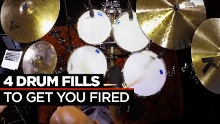 4 Crazy Fast Drum Fills by Buddy Rich & Dennis Chambers