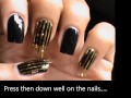 Striping tape nail art tutorial for beginners easy how to do nail art striping tape tutorial video