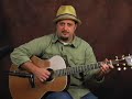 Learn acoustic blues lead guitar licks and solo playing