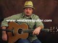 Learn acoustic blues lead guitar licks and solo playing