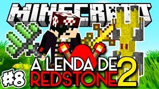 CONSIGO VOAR!!! - LENDA DE REDSTONE 2: Minecraft #8