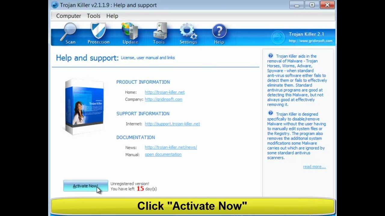 How to activate GridinSoft Trojan Killer - YouTube