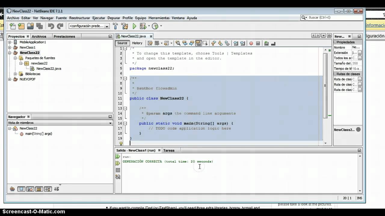 pdf en java ( ITEXT ) - YouTube