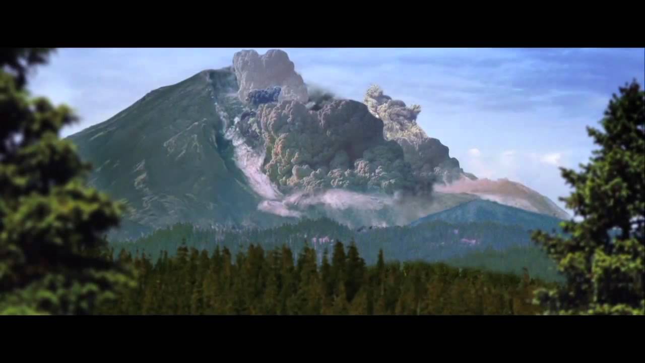 Mount St Helens eruptie en landslide YouTube