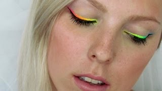 Jak na duhovou Linku / How to Rainbow Liner Makeup Tutorial