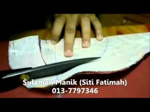 Sulaman Manik - Gadjet Tapak Piping (Jahit Piping Leher Part 1).flv