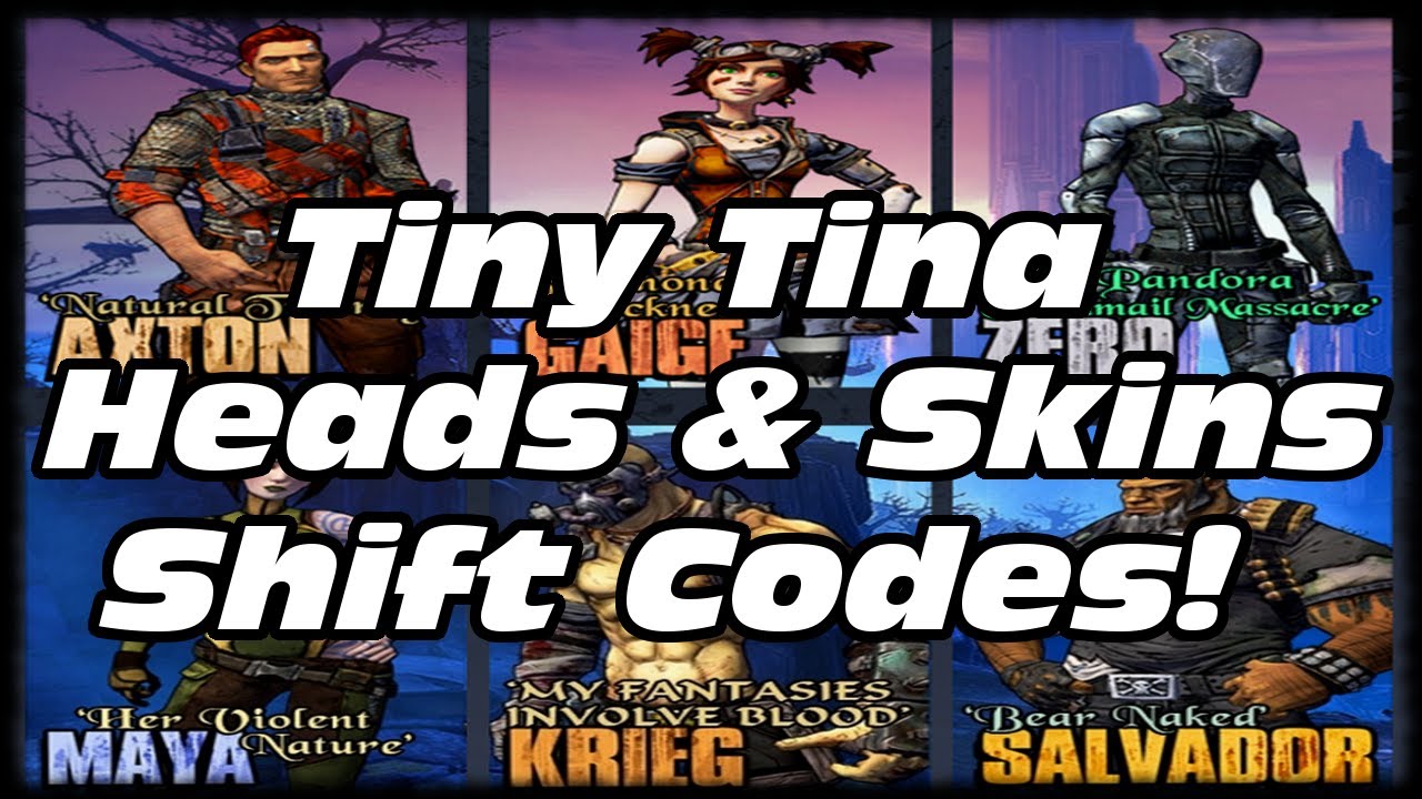 tiny tina shift codes