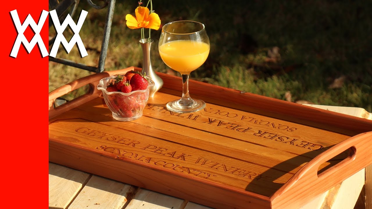 Wood Serving Tray Plans
