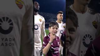 🤙? Wait for Lukak’'s masco……🫡🤫??? #asroma #football #seriea #kids