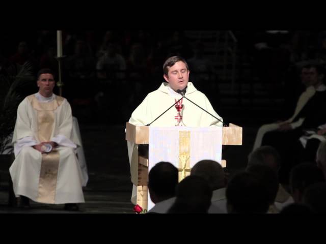 Youth Rally and Mass for Life 2013 | Fr. David Wells - Comcast Center