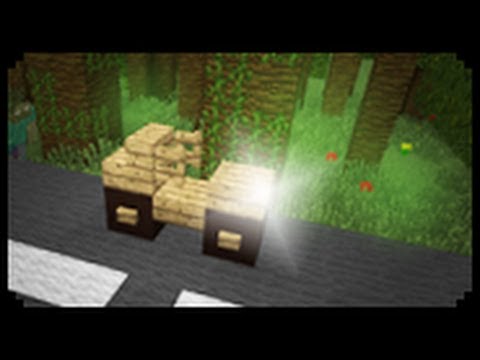 Minecraft: How to make a motorcycle - YouTube