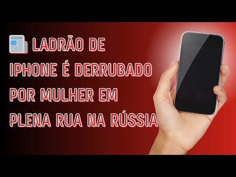 📰 Ladrão de iPhone é derrubado por mulher em plena rua na Rússia