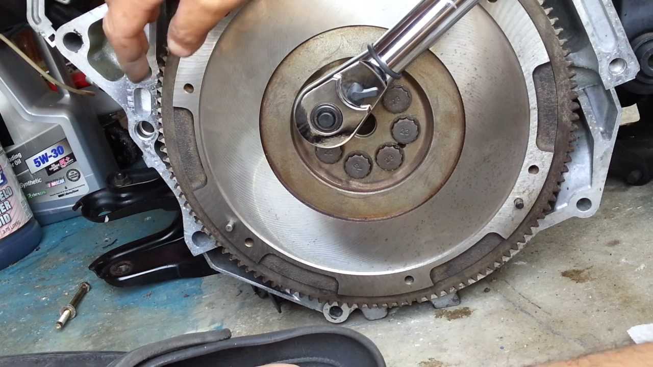 DIY How to Install Flywheel & Clutch Honda Accord CB7 YouTube