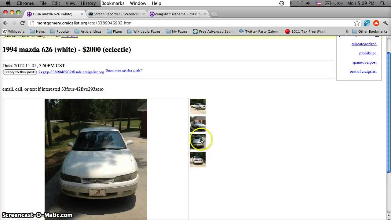 Craigslist Montgomery Alabama Used Cars for Sale by Owner ...