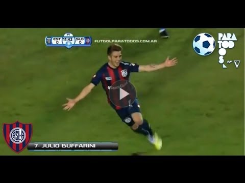 Gol de Buffarini. Estudiantes BA 0 - San Lorenzo 1. Semifinal. Copa Argentina 2012/13. FPT