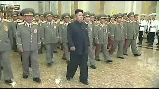 BBC中文网视频：纪念金日成大会金正恩现瘸脚