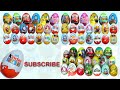 20 Surprise Eggs 7 Kinder Surprise Disney Pixar Cars 2 Thomas Spongebob