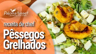 Salada Funcional com Pêssegos Grelhados: Receita para Fortalecer sua Imunidade