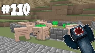 Minecraft Xbox - Slippery Survival - Piggy Race Track!! [110]