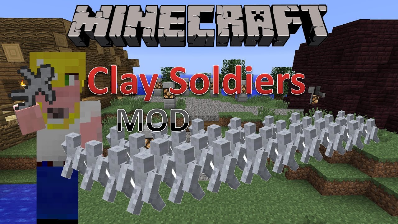 Minecraft 1.5.2 Mody - Clay Soldiers Mod (Historia małych bohaterów ...