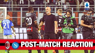 Coach Pioli and Rade Krunić's post-match reactions | AC Milan v Napoli