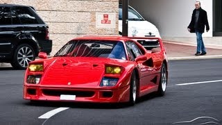 Ferrari F40 Accelerate & Popping all the time !!