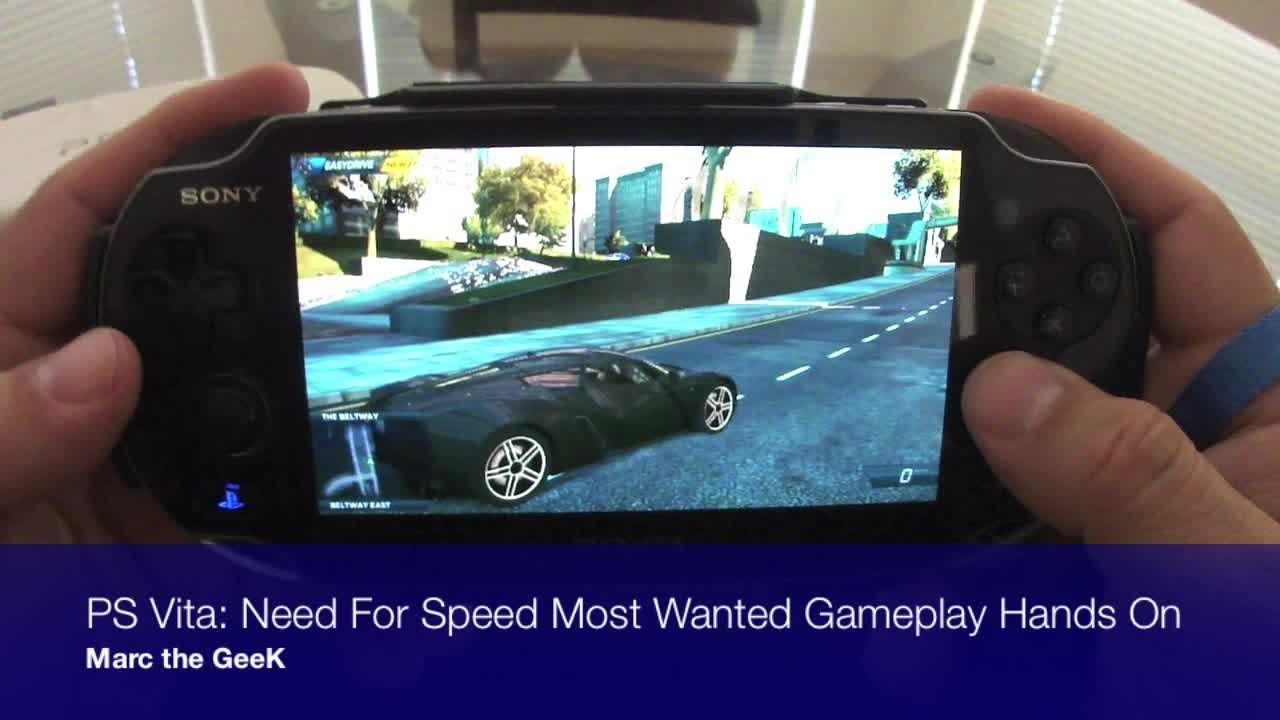 PS Vita - Need for Speed Most Wanted Gameplay Hands On - YouTube