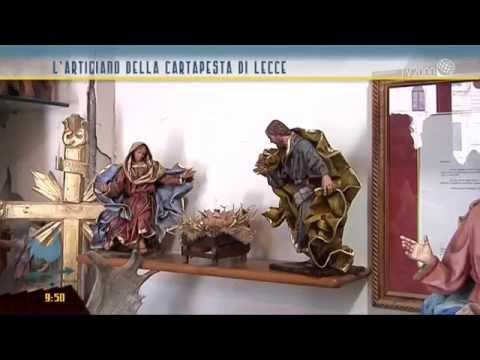 Lecce, l'artigiano della cartapesta e dolci sapori