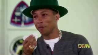 Happy Makes Pharrell Cry - Tears of Joy