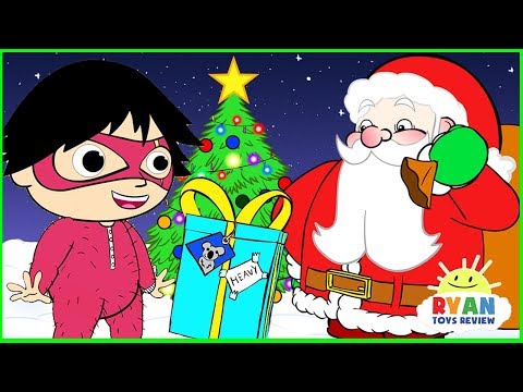 Ryan Helps Santa delivering presents | Christmas Cartoon Animation for Children