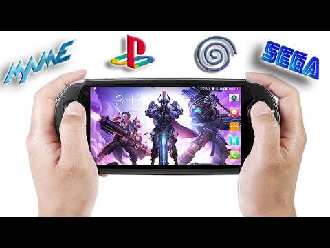 video MOQI i7 Handheld Gaming Console and Smartphone with Android