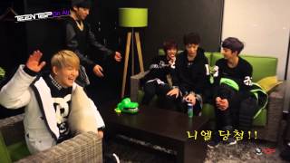 TEEN TOP On Air - 틴탑에게 하이킥 삼행시란?