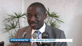 AFROBAROMETRE : Les résultats du CERGEP au Gabon