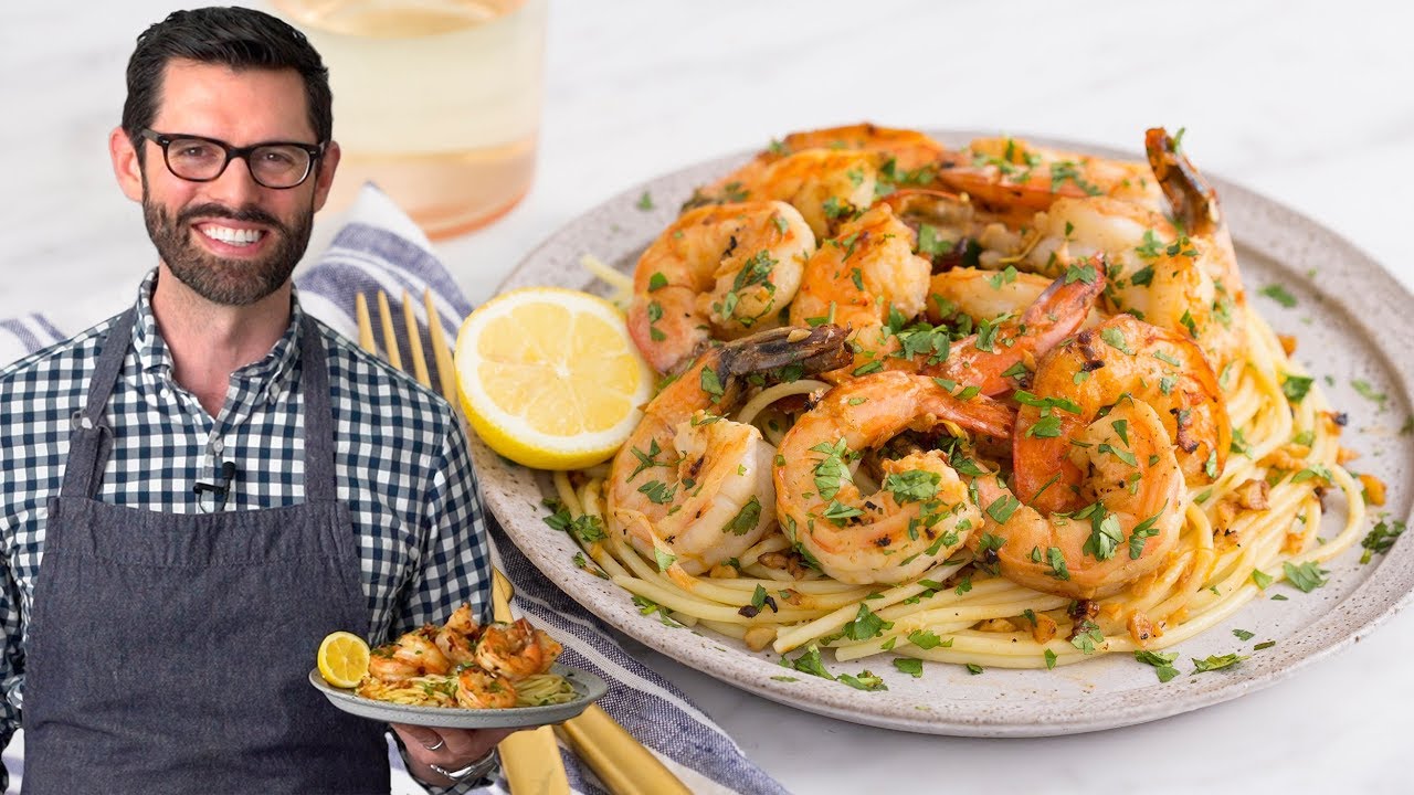 Shrimp+Scampi+Pasta+Recipe++-+Easy+Dinner+Dish.