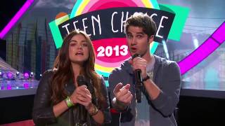 Darren Criss & Lucy Hale - TCA Red Carpet Promo