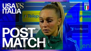 Le parole di Soncin e delle Azzurre | USA-Italia 3-0