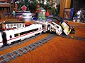 LEGO train crash high speed Eurostar and ICE 3 on 9V double track