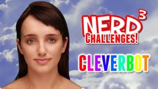 Nerd³ Challenges! Cake or Death! - Cleverbot