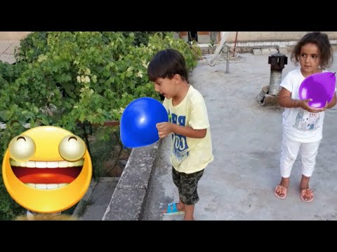 Bounce Balloons funny kids video