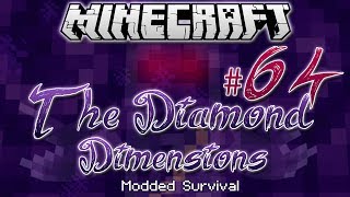 "I BUILT A ROCKET!" | Diamond Dimensions Modded Survival #64 | Minecraft