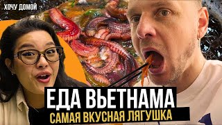 Котлеты из червей, каша из крови, медуза, крысы, а потом суп с котом | Вьетнамский стрит-фуд